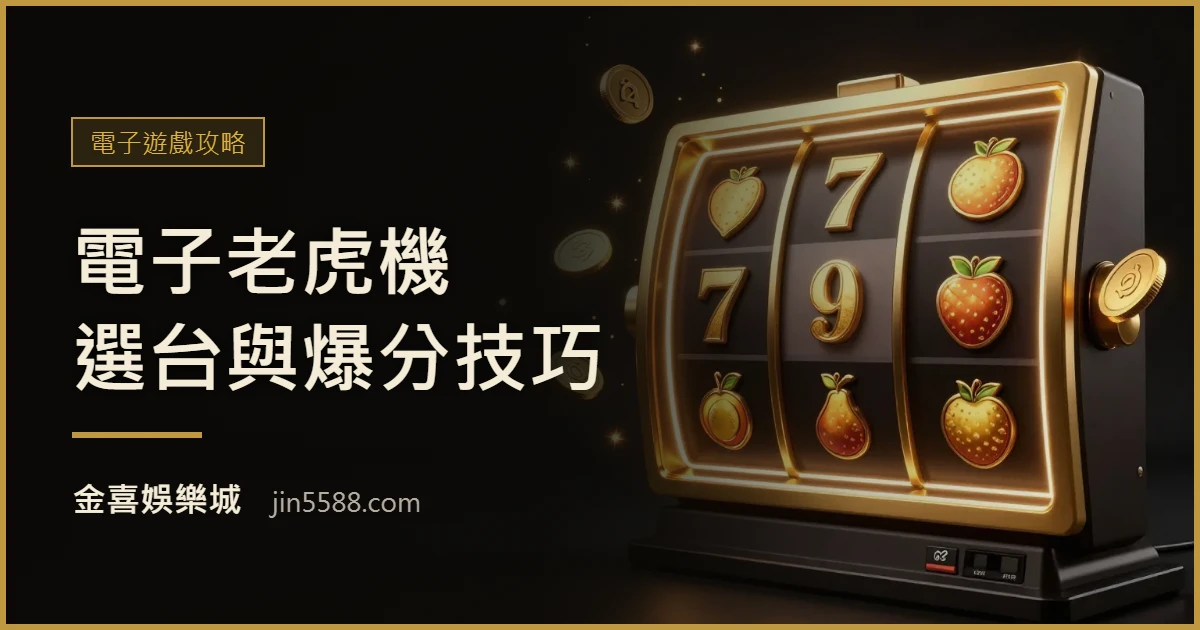 電子老虎機選台與爆分技巧|金喜娛樂城